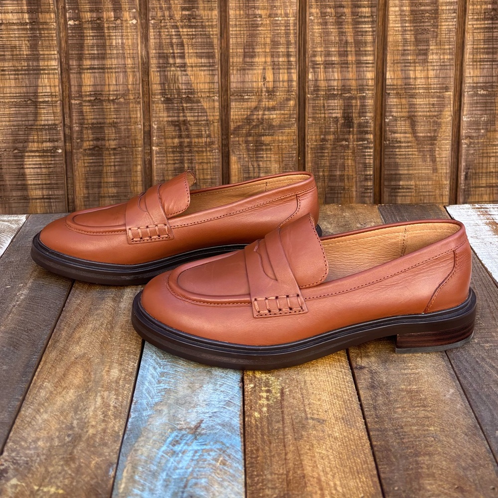 Madewell Tan Leather Loafers - Picture 4 of 15